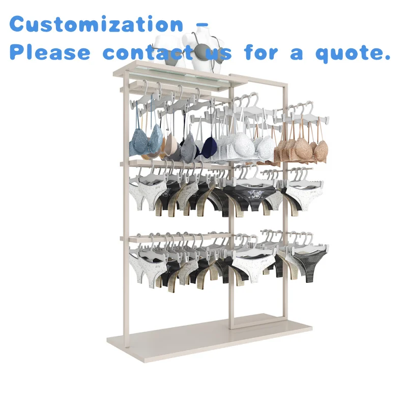 

custom.Well-known Bra Paint Metal Floor Stand Retail Underwear Store Fixtures Furniture Lingerie Display Rack