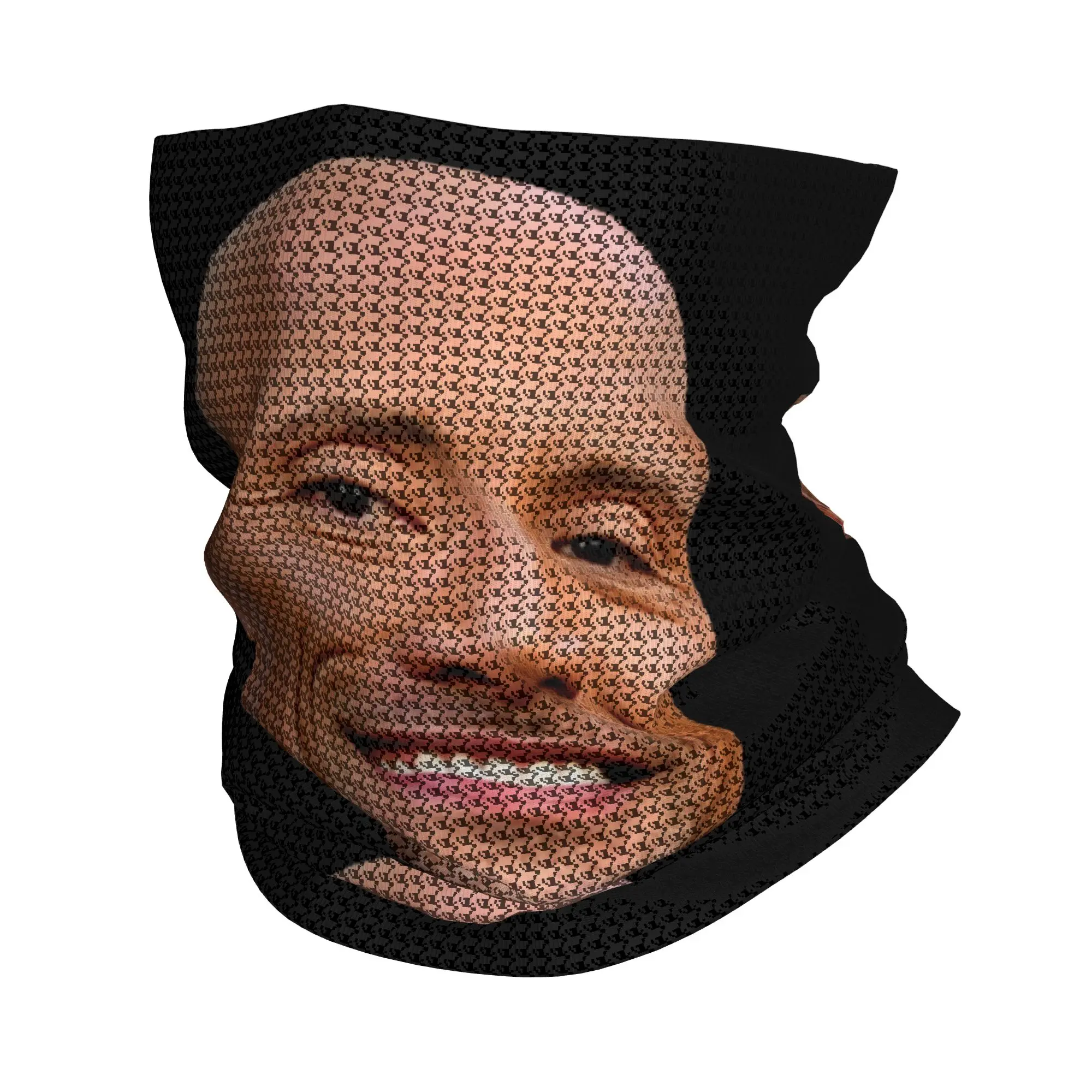Custom The Rock Face Dwayne Bandana Neck Gaiter for Ski Hunting Women Men Wrap Scarf American Actor Johnson Headband Warmer