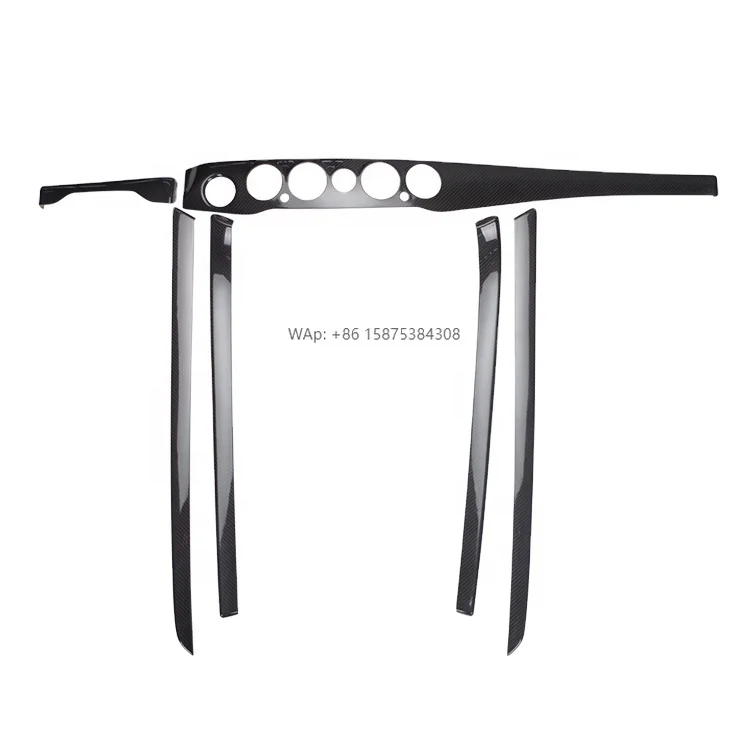 

9PCS Car Interior Trims for S CLASS W222 2014-2020 Year S320L S400 S65 Interior Kits Decorative Carbon Fiber Trims