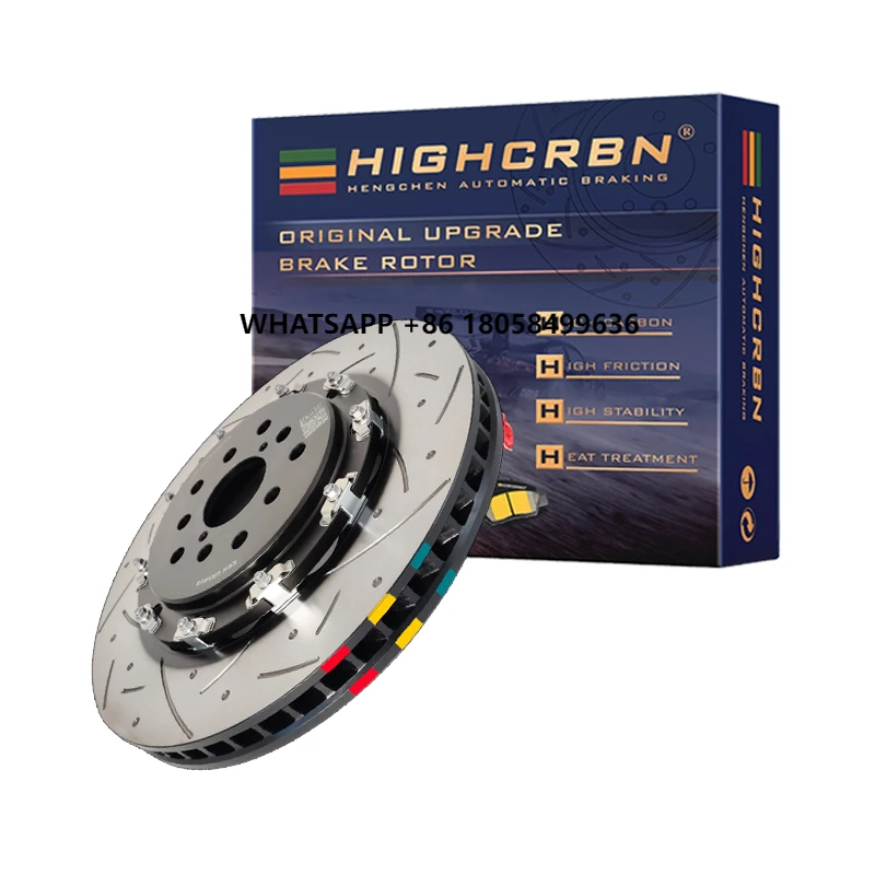 

HIGHCRBN 335*32mm 2-piece Brake Disc Floating Rear for Lamborghini GALLARDO OE#400615601C;400615602C
