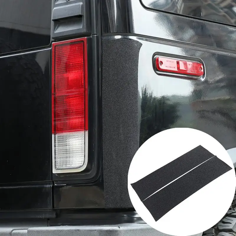 

For Hummer H2 2003-2007 PVC Black Car Rear tail light anti-scratch sticker Trim Scratch Sticker Car Accessories