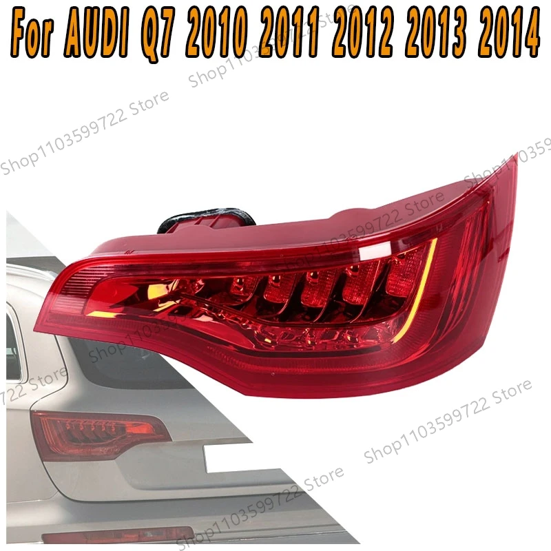 For Audi Q7 2010 2011 2012 2013 2014 LED Taillights Reverse Brake Light Steering Signal Driving Light Warning Light Assembly