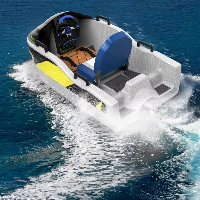 Go-kart Boat Water Sports Water Skiing Surfing Electric Kart Mini Boat Small Entertainment Multi - Function Fishing Assault Boat