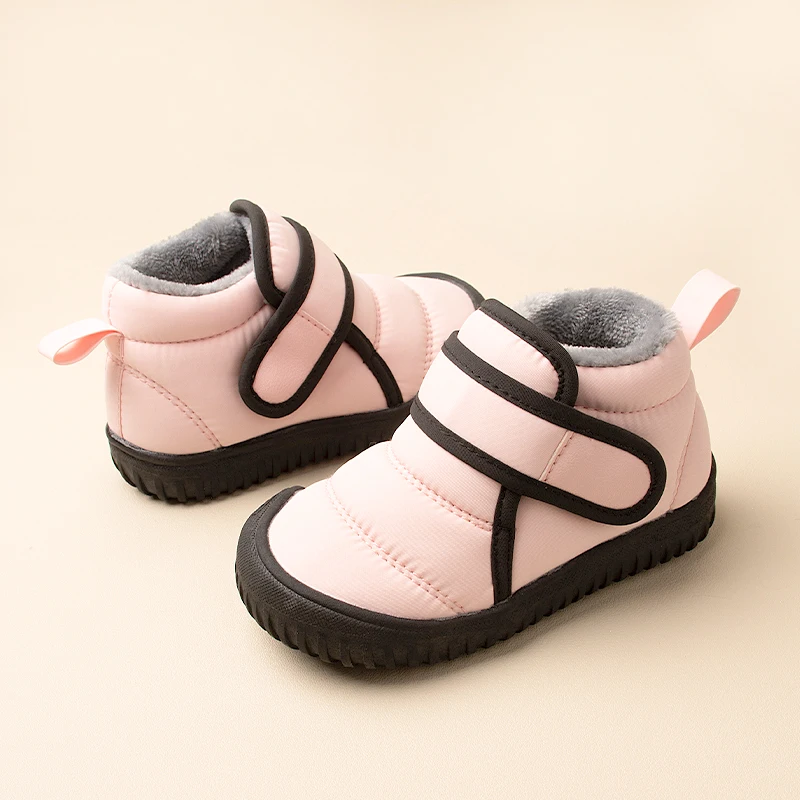 Winter Neue Kinder Outdoor Rutschfeste Wasserdichte Weiche Plüsch Langlebige Schneestiefel E8218 – Detail 10