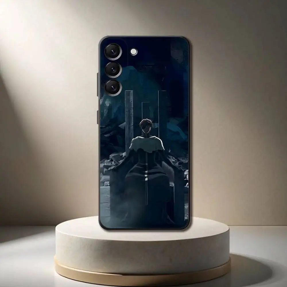 Funda de teléfono de anime Aizen-N S-Sousuke para Samsung Galaxy A 73,72,51,53,52,71,22,5G,Note,J7,8,9 funda negra suave