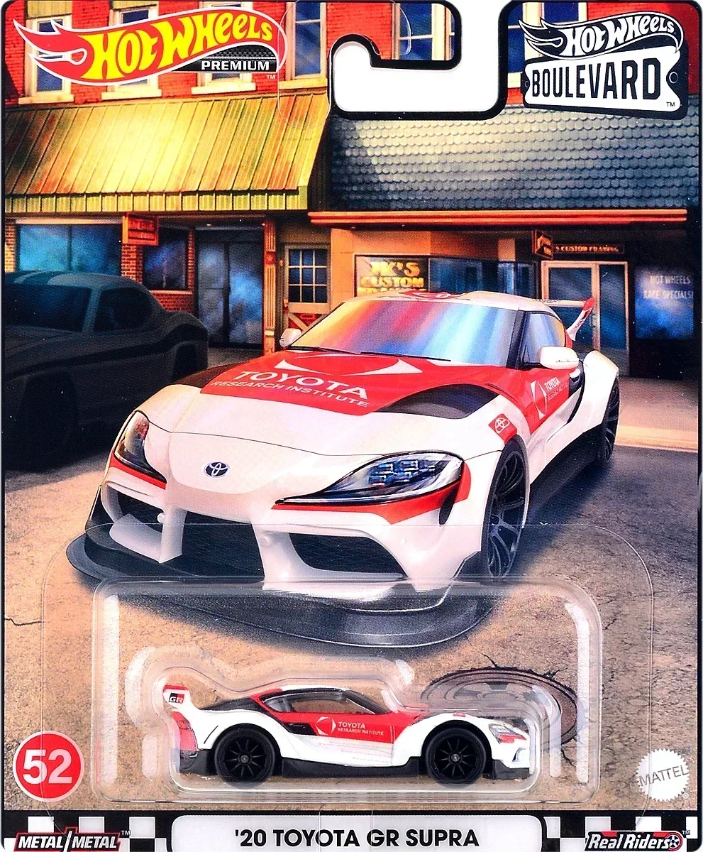 In Stock Hot Wheels Premium Car Boulevard Diecast 1:64 Voiture Alfa Romeo Corvette Z06 Drag Racer Boys Toys for Children Gift