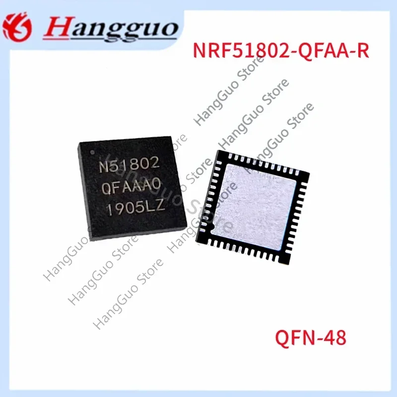 5-10pcs/Lot Original and brand new   NRF51802-QFAA-R 51802 QFN-48 IC chip