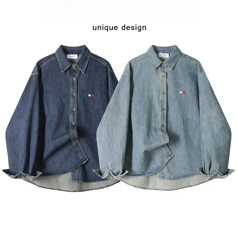 

Early Spring Casual Loose Women's irt Jaet Retro Korean Sle Versatile Collar Long Sve Comfortable Top