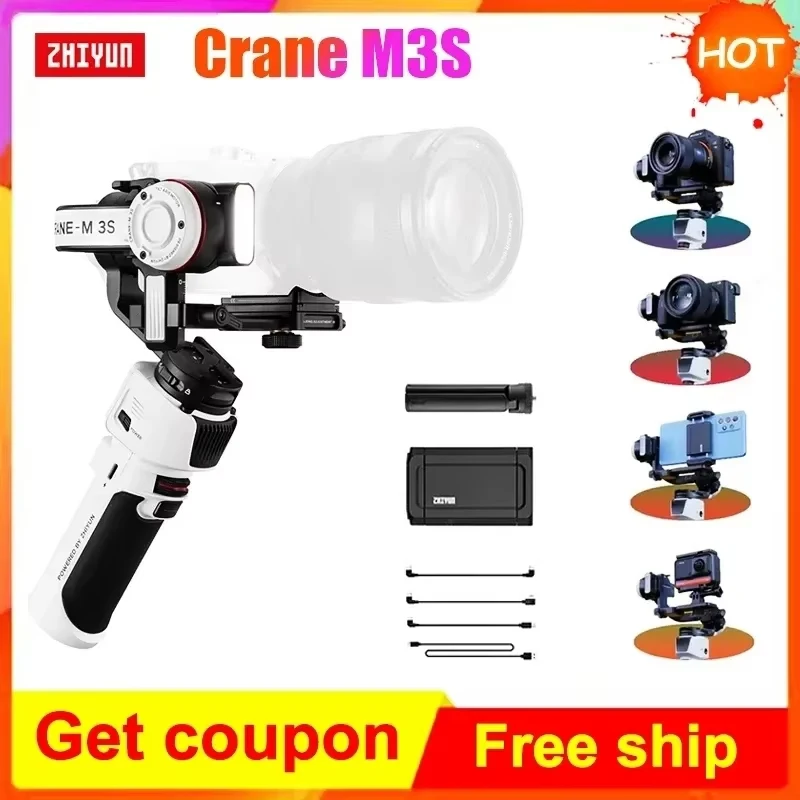 ZHIYUN Crane M3S 3-Axis Gimbal Stabilizer for Smartphone