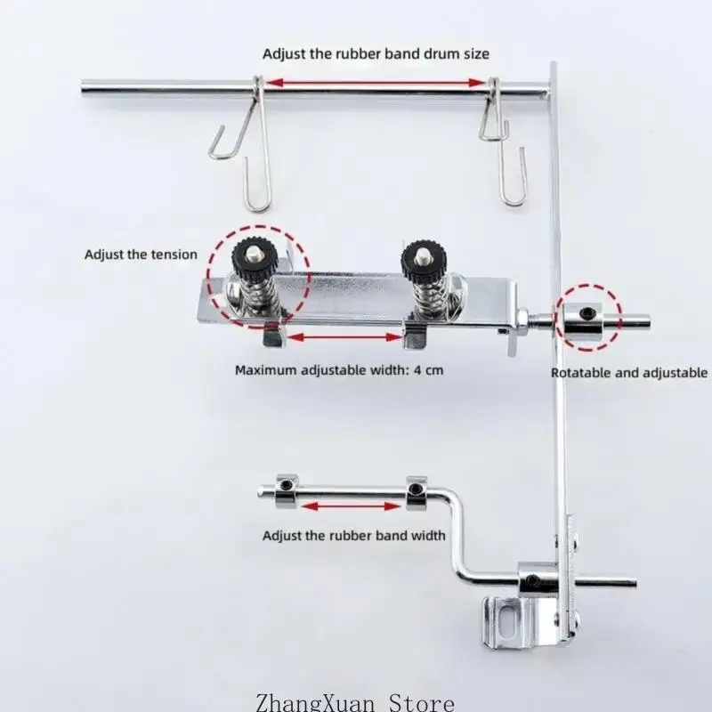 Serger Metal Support Mount Set for Sewing Machine Accessory Use 3XUF