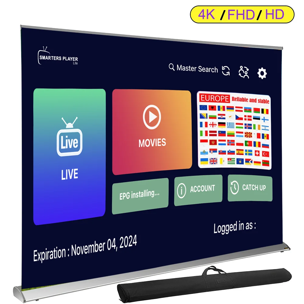 Global IPTV Media Active Code for All Europe 4K UHD Spain Germany Poland France Italy M3U Player Subscription 2026 Service