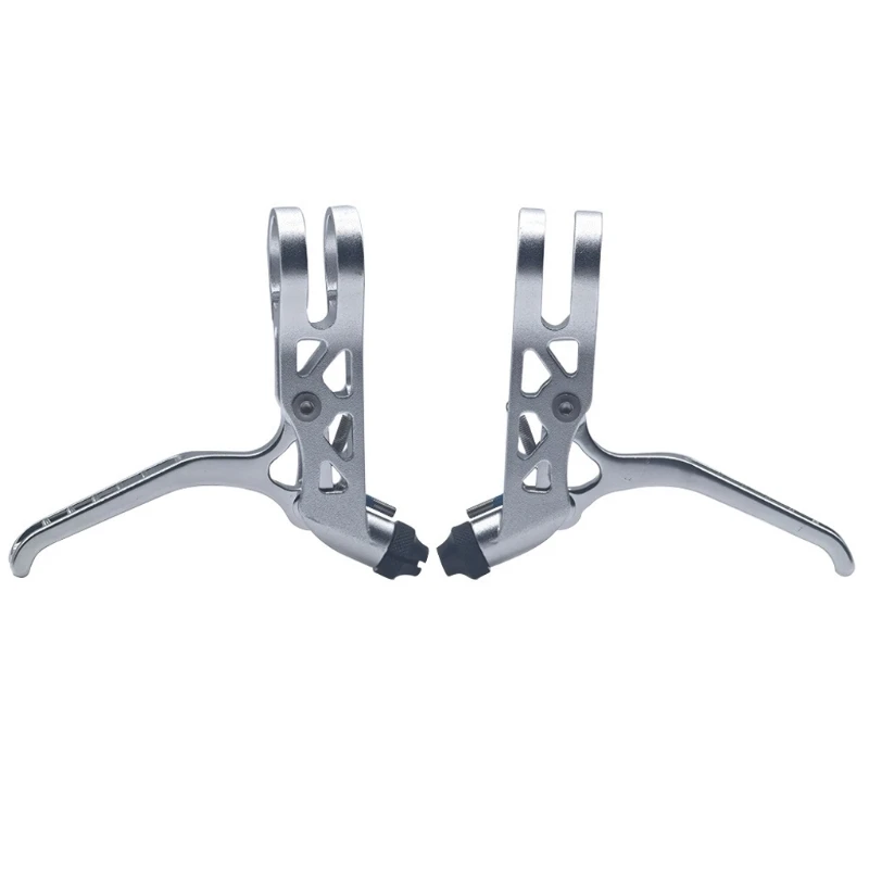 

31BE 2Pcs Folding Bicycles Hollow Cycling Brake Levers 22.2mm Clamps Diameter Light Weight Aluminum Alloys Bike Brake Handle