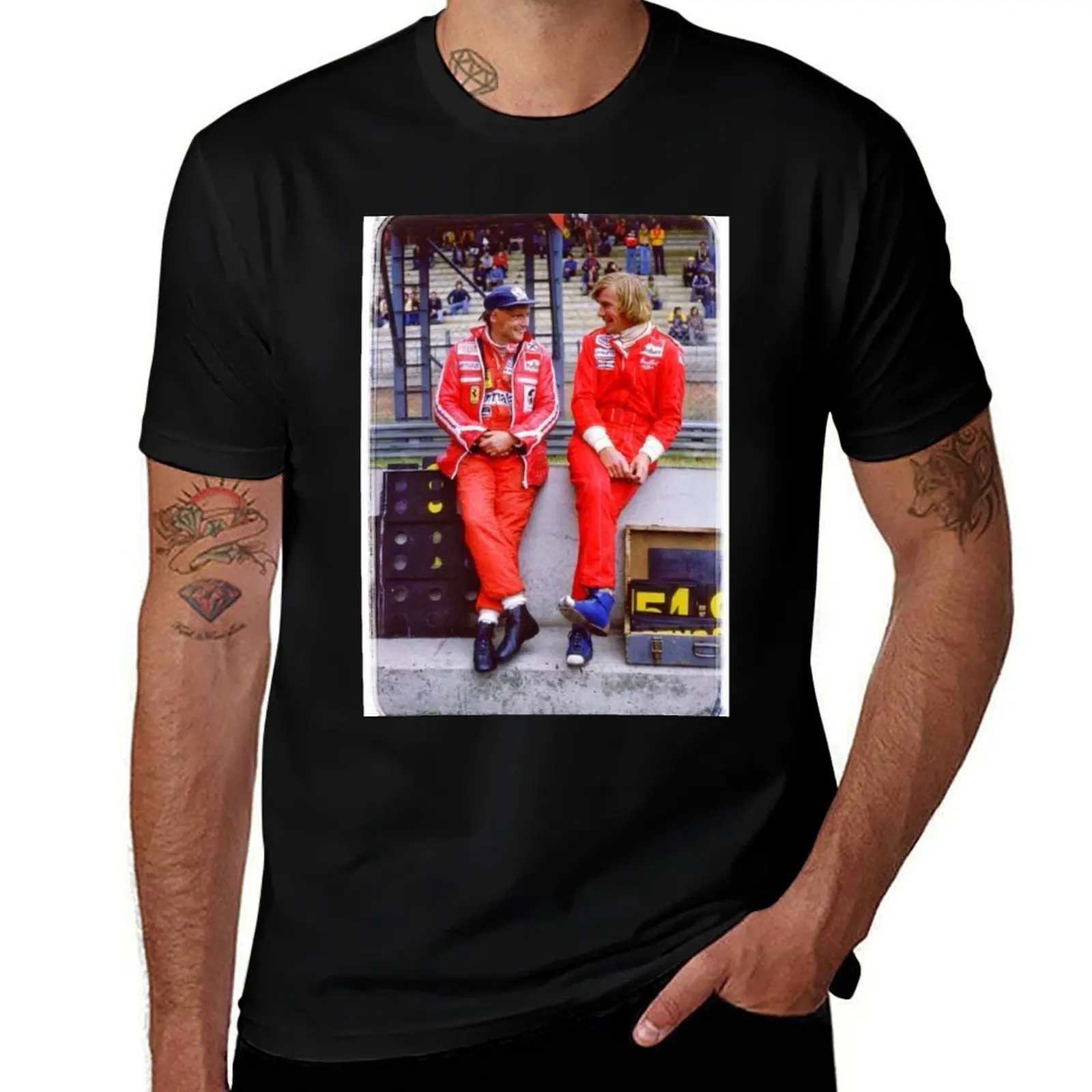 HUNT & LAUDA T-Shirt Big Size Loose Fit Tee Shirt T-Shirt