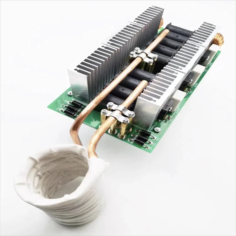 6 tube ZVS high frequency induction heater high frequency quenching intermediate frequency furnace module DIY kit