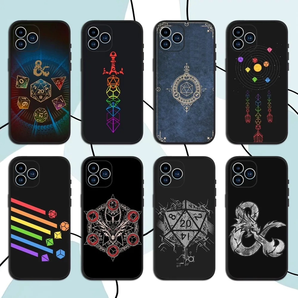 Game D-Dungeons D-Dragons D-DND Phone Case For Samsung Galaxy A53 A33 A70 A73 A54 A51 A71 A52S 5G Soft Cover Shell