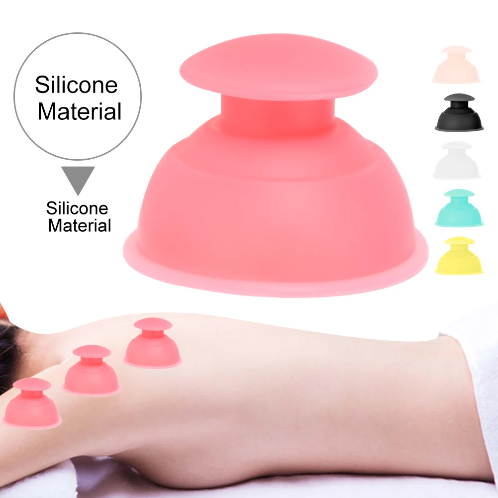 7 Types Silicone Moisture Absorber Anti Cellulite Vacuum Cupping Cup Massage Set Cupping Device Silicone Vacuum Cups