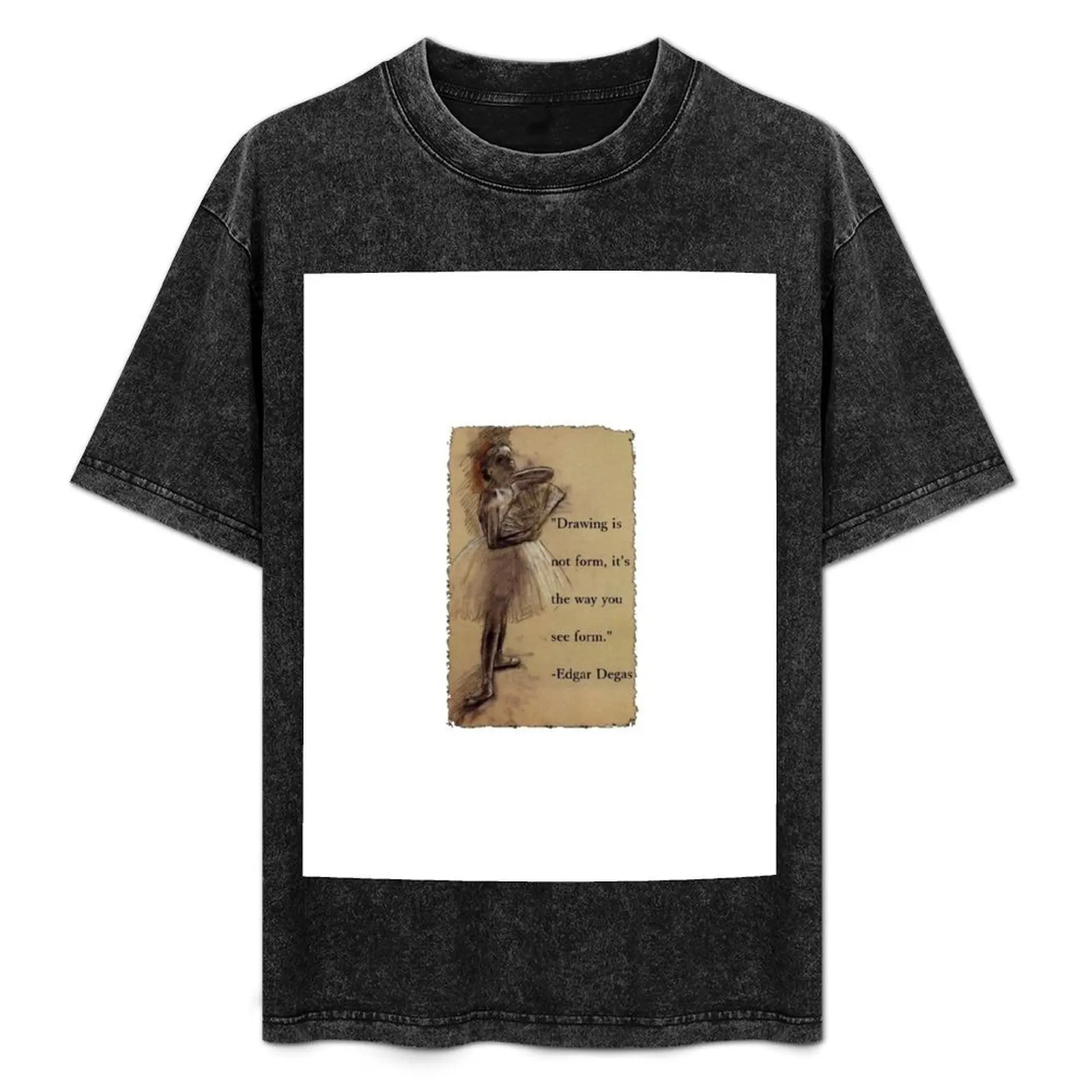 

Degas T-Shirt plus sizes graphic t shirt vintage men clothing