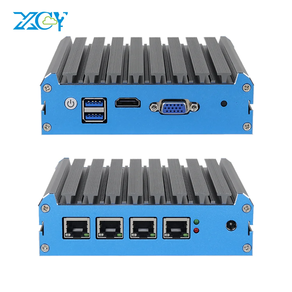 Quad Core Celeron J4125 N5105  I225V 4 NIC 2.5G Gigabit Ethernet pfSense OPNsense Firewall Gateway Mini Software Router