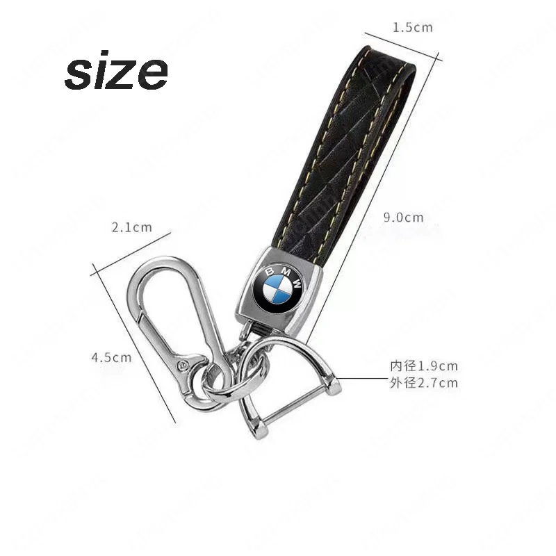 For Bmw M Performance E46 E90 E60 F10 F30 E39 E36 F20 E87 E88 X1 X3 X5 X7 X4 X6 Car Emblem Keychain Metal Key Ring Accessories