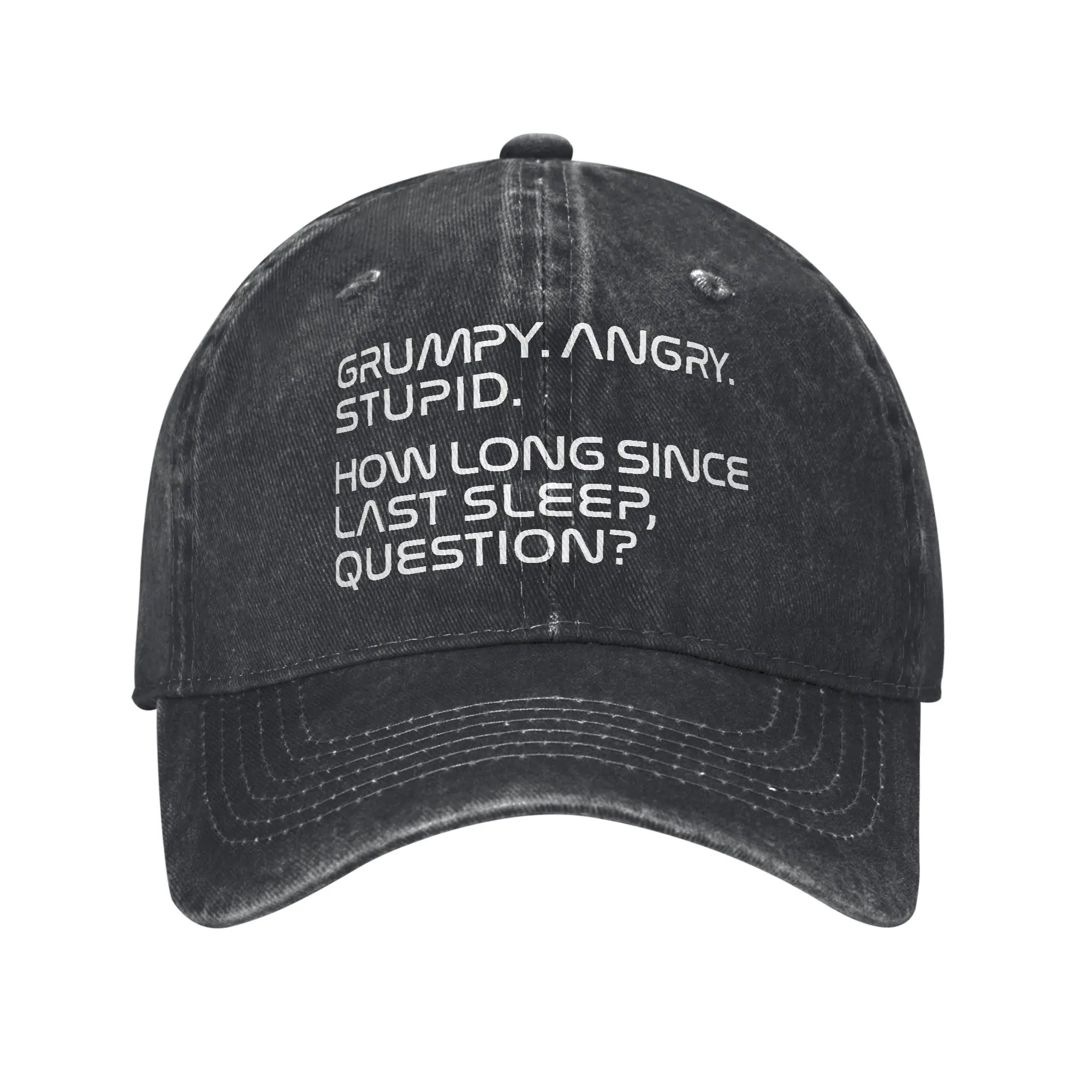 Project Hail Mary Grumpy-Rocky Quote Baseball Cap Casual Distressed Cotton Sci-Fi Adventure Snapback Hat Men Women Outdoor Hat