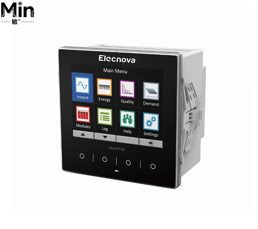 Multifunctional 3-Phase Digital Quality Meter 60Hz Energy Management Data Logger