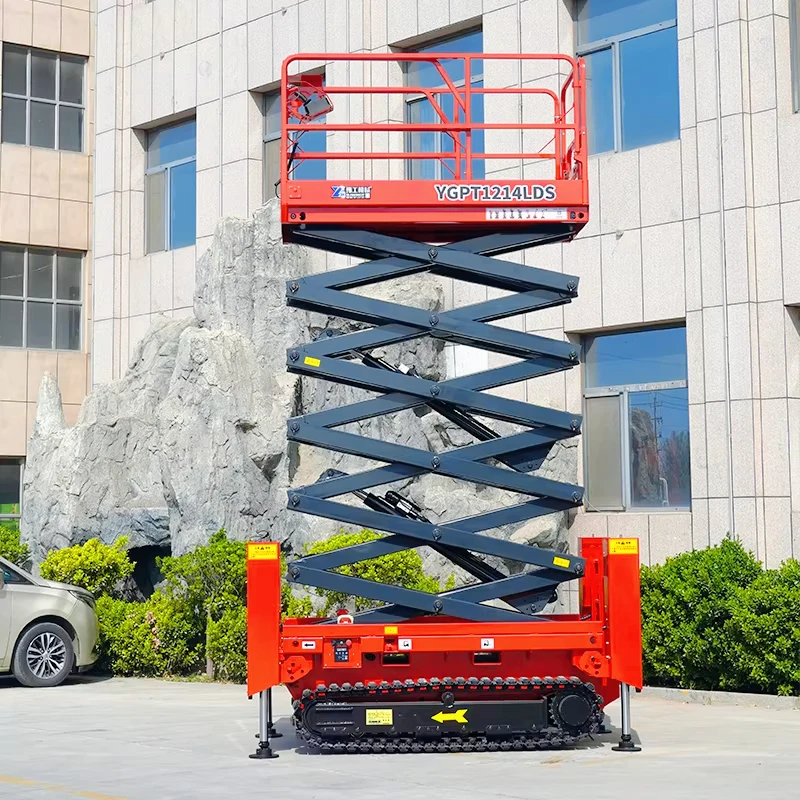 

2025 New Arrival Hydraulic Scissor Lift Platform Tracked Lifting Platforms 6M 8M Self-Propelled Electric Lifter Fast Delivery