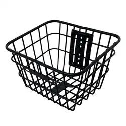 Front Bike Basket with Screws  Bike Basket Metal Bicycle Front Rear Wire Storage Basket Bike Carrier Hanging Cargo Basket