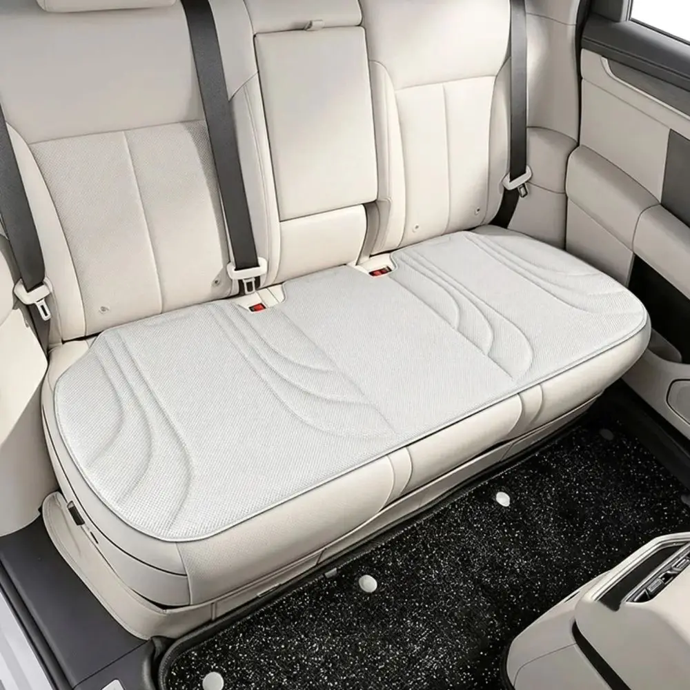 Seaweed Fiber Fabric Car Seat Cushion Anti Slip Bottom Thick Latex Filling Auto Seat Cover Full Surround Cover