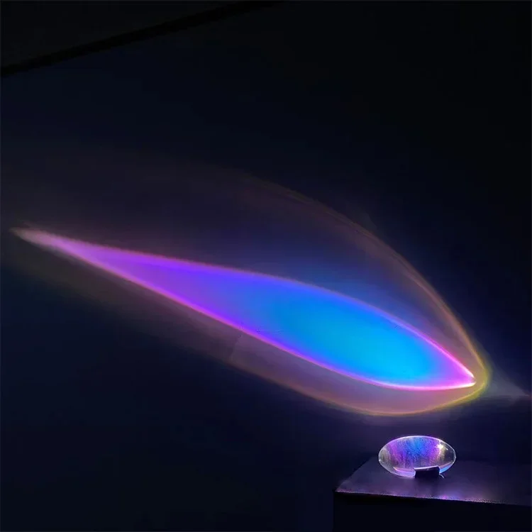 Italian Designer Table Lamp Led Crystal Eye Of The Sky Egg-shaped Lamps Living Bedroom Decor Light Night Projector Bedside Lamp