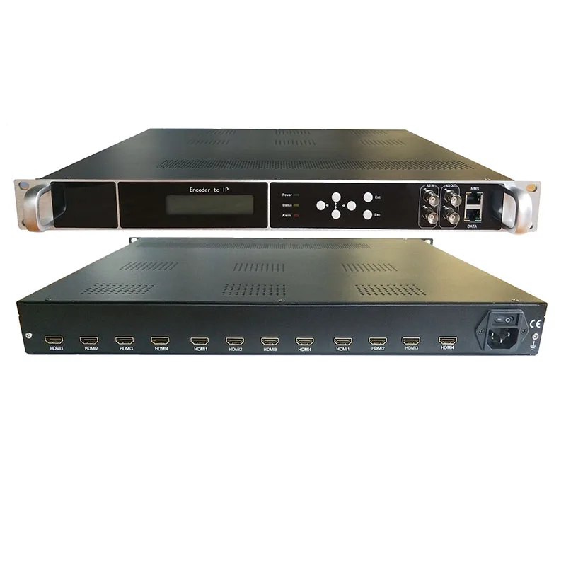 Digital Signal h265 12 Channel HD to Ip Asi Broadcast TV Equipment Output Ip Stream Hdmi to Ip Encoder