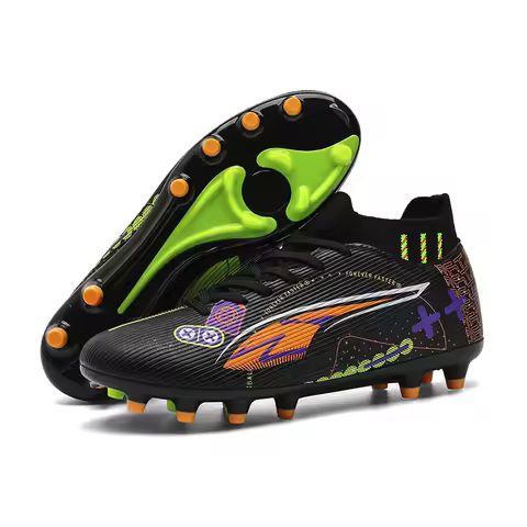 A259 Original Mens Football Boots for Boys Training Studded Fast Soccer Cleats Outdoor Non Slip Football Shoes for Man 35-45