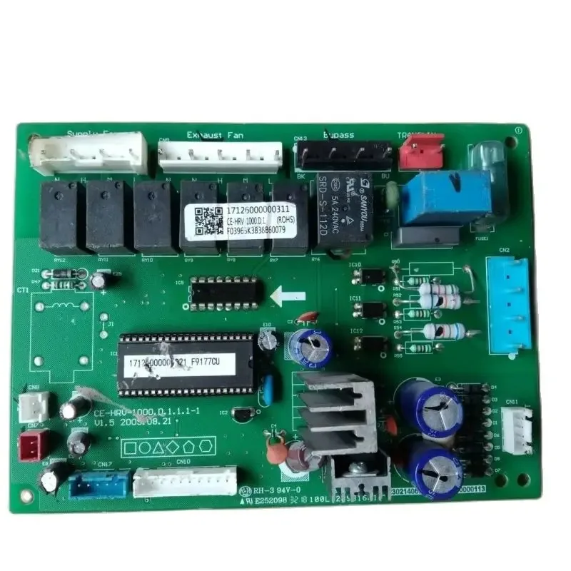 for Air conditioning duct unit main board 202302140677 Electric control board CE-HRV-1000. D.1.1.1-1