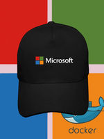 Google Microsoft Logo Printed Baseball Hat Versatile Sun Shading Duckbill Hat Fashion Unisex Sun Hat