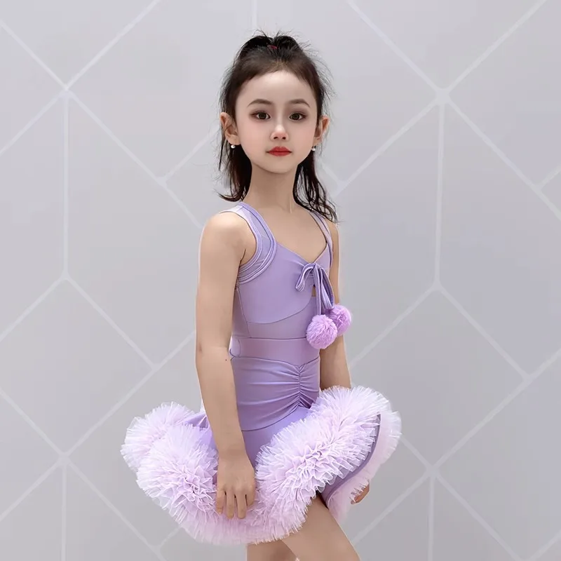 Sukienki do tańca latynoamerykańskiego dla dziewcząt, sukienki konkursowe do tańca towarzyskiego standardowego dla dzieci, Cha Cha Rumba Samba Tango, sukienki do ćwiczeń latynoamerykańskich, ubrania.