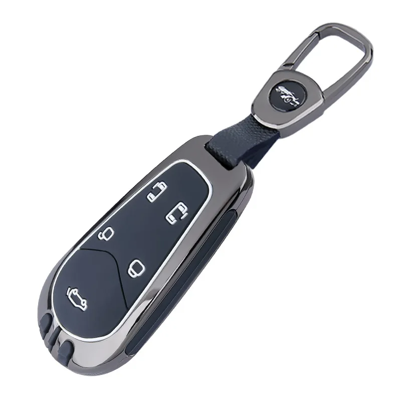 Premium Zinc Alloy Key Cover Case for VOYAH Dream Low-Carbon/Zero-Carbon Edition (2023) - Protective Key Fob Shell