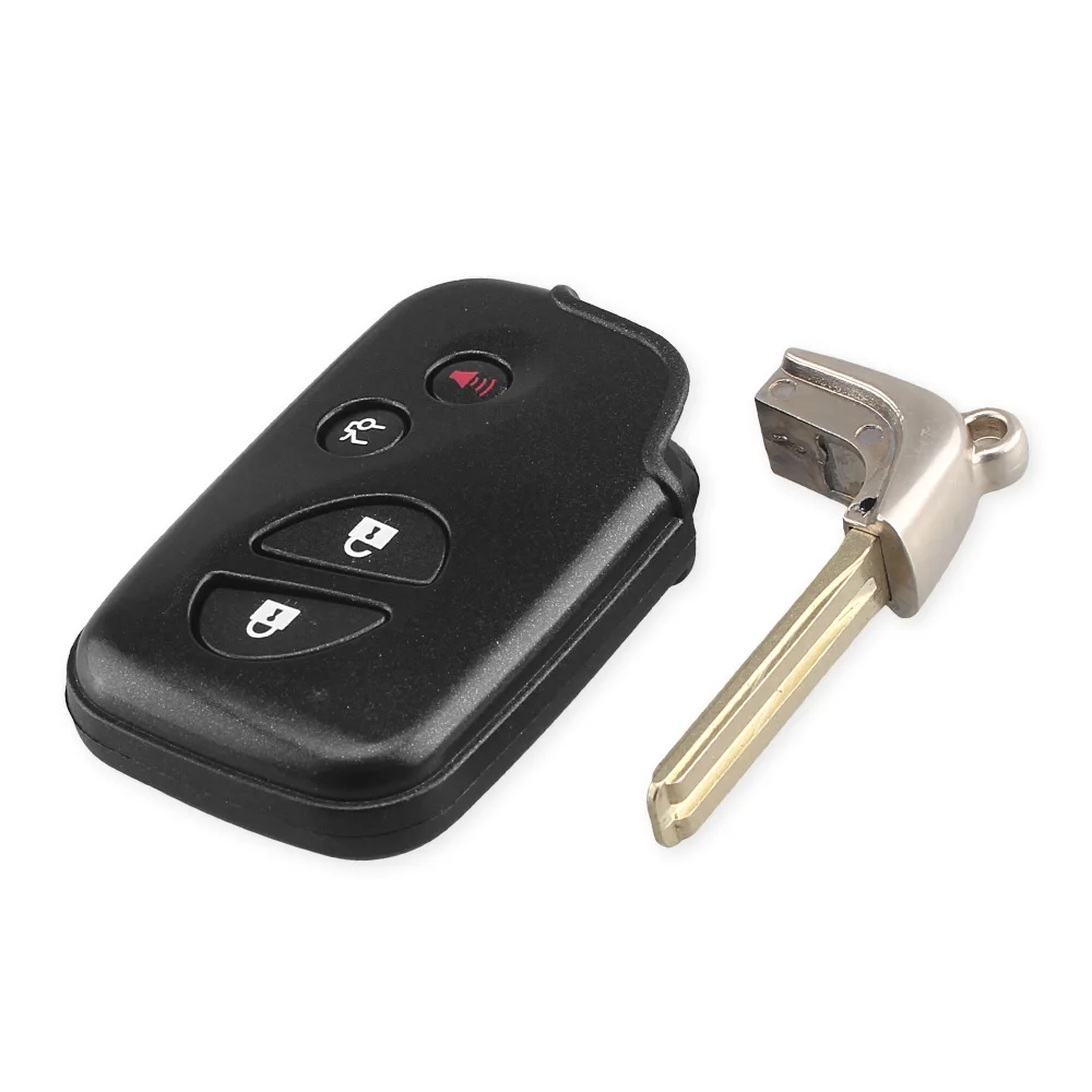 KEYYOU 2/3/4 Button Keyless Entry Key Shell Smart Remote Key Case For Lexus LX470 GS450h IS350 SC430 CT200h GS430 ES350 GS350