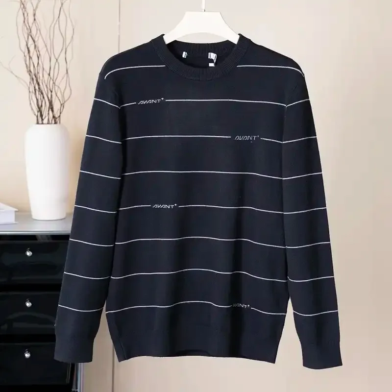 

Мощный черный универсальный толстый мягкий мужской зимний свитер с индивидуальной этикеткой