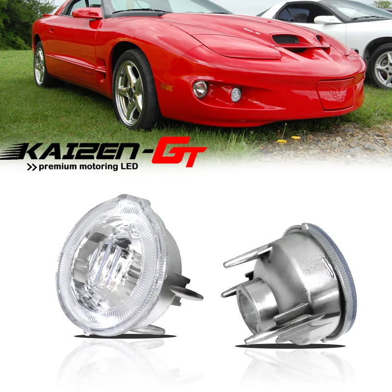 2 SZT. Przezroczyste / Przyciemniane Klosze Lamp Kierunkowskazów Przedniego Zderzaka Samochodowego, Zestaw Obudów Do Pontiac Firebird 1998-2002, Bez Żarówki / Gniazda