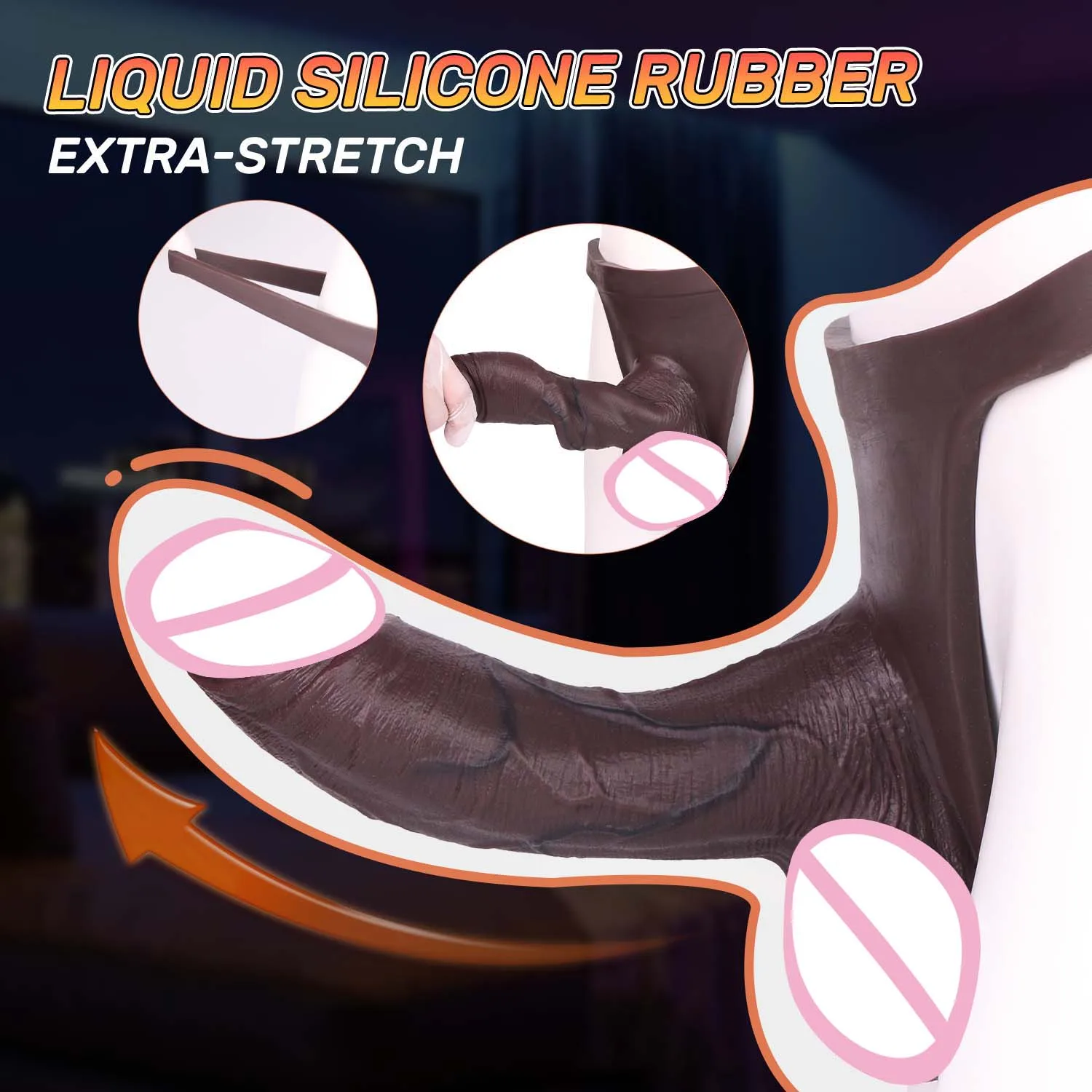 ORALSX نابض بالحياة الجوف دسار للرجال سراويل مع يمكن ارتداؤها القضيب كم ديك تكبير سيليكون ذكر معدات الاستمتاع واللعب الجنسي الكبار #4