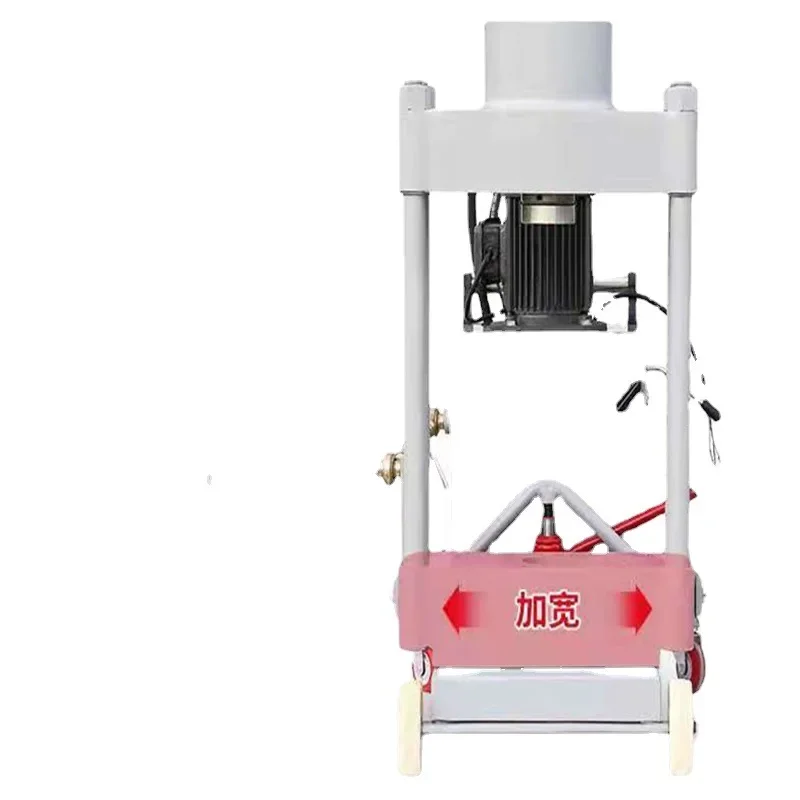Electro-hydraulic vertical shaft  assembly machine, steering knuckle auxiliary shaft, claw , sleeve , pull arm, pneumatic press