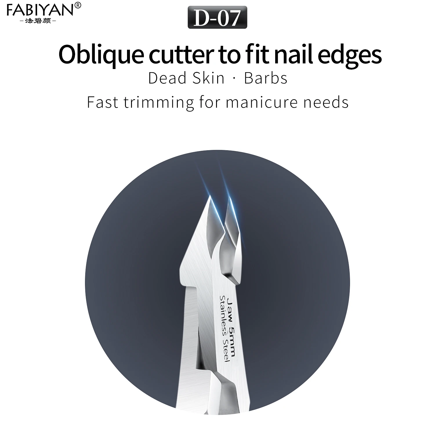 Stainless Steel Cuticle Cutter Fingernail Nail Nippers Scissors Dead Skin Scissors Remover Nail Cuticle Manicure Tools