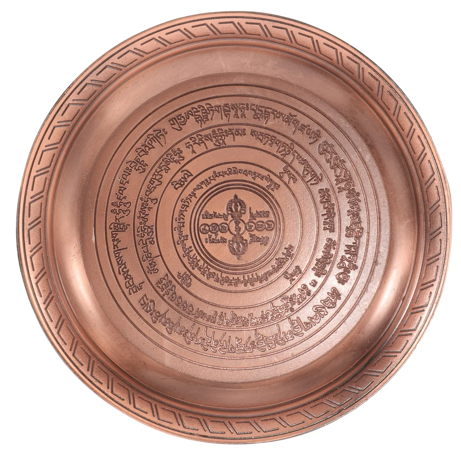 Offering Tray Metal Plate Incense Ash Container Temple Dish Vintage Worship Tray Decorative Ritual Bowl For Burning Holder