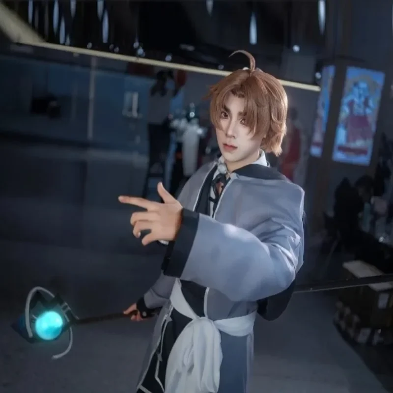 Anime Mushoku Tensei: Reincarnazione senza tempo Rudeus Greyrat Dead End Costume Cosplay Rudeusu Gureiratto Parrucca Trench Set Outfit