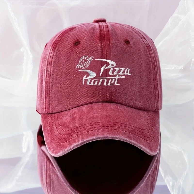 Printed Pizza baseball cap outdoor adjustable sun protection casual hat sun hat for men Y2K Style Youth Hat