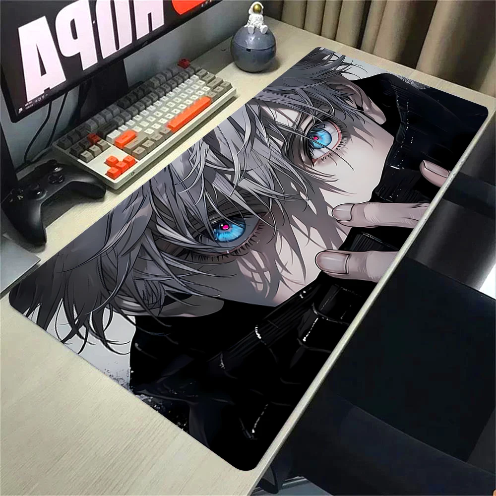 Anime Jujutsu Kaisen Mouse Pad Gojo Satoru Large Gaming Mousepad Gamer Company Keyboard Mouse Mats Computer Desk Mat Big Carpet