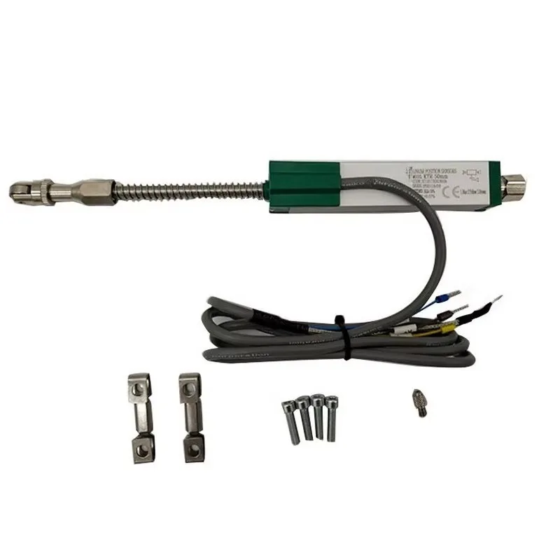 Spring Return Linear Displacement Sensor 10mm-200mm Analog Linear Potentiometer Self-Reset Electronic Ruler Industrial Measuring