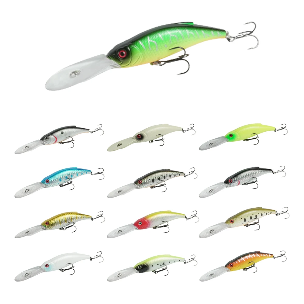 1PCS Minnow Fishing Lure 9cm 17g Topwater Hard Bait Wobbler Bait Crankbait Carp Bass Pesca Fishing Tackle SwimBait Manufacture