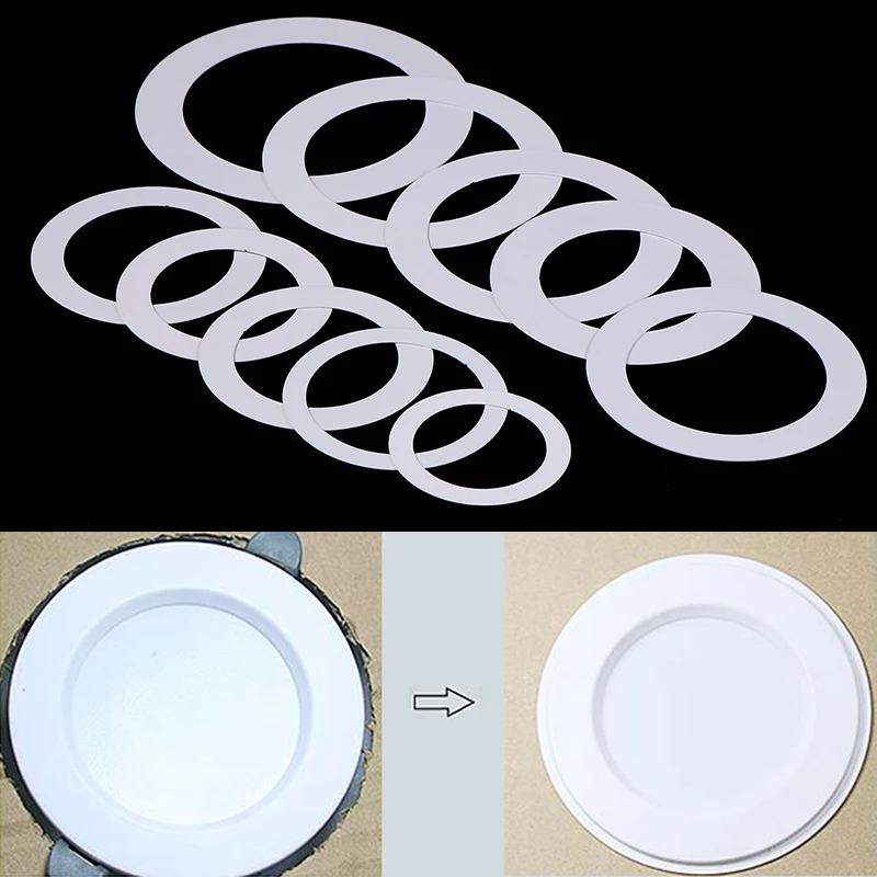1PCS LED Spotlight Downlight O Rings Lampshade Ring Adapter Concealed Spacers Shims Washers Light Stand Extension Gaskets White
