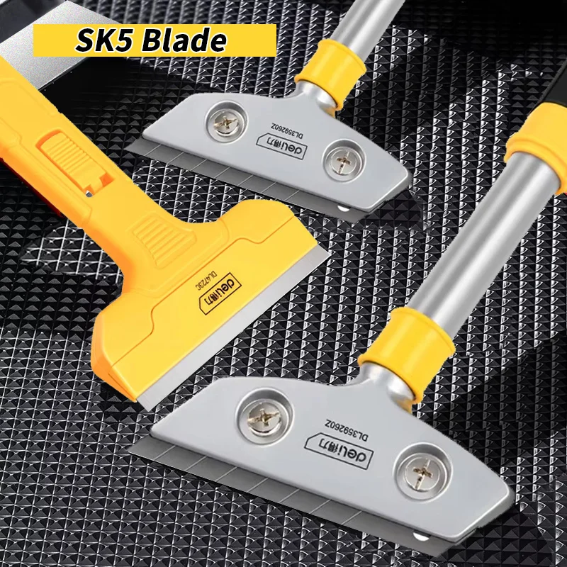 Deli Portable Multifunctional Cleaning Shovel Cleaning Beautiful Seams Removing Glass Glue Floors Kitchen Scraping Stains Knife