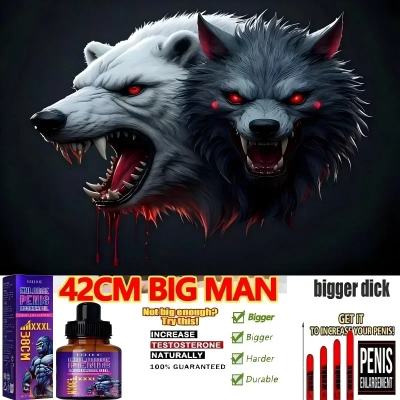 Penis Permanent Thickening, Increase XXL Growth Enlargement Massage Men's Cock Erection Lubricant Plant Extracts Massage Oil8